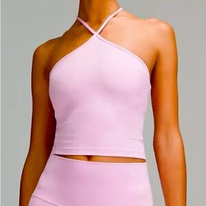NWT lululemon size 2 tank top light pink